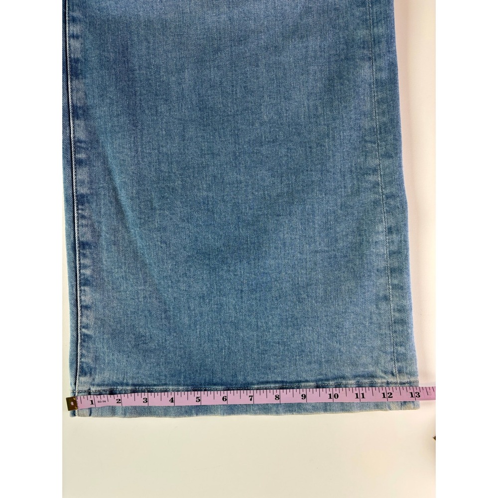 AG Adriano Goldschmied Stella Cinched Low Slung Palazzo Wide Leg Jeans Blue 32 - Picture 11 of 11
